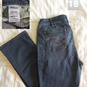 Silver suki high slim 18 x 33